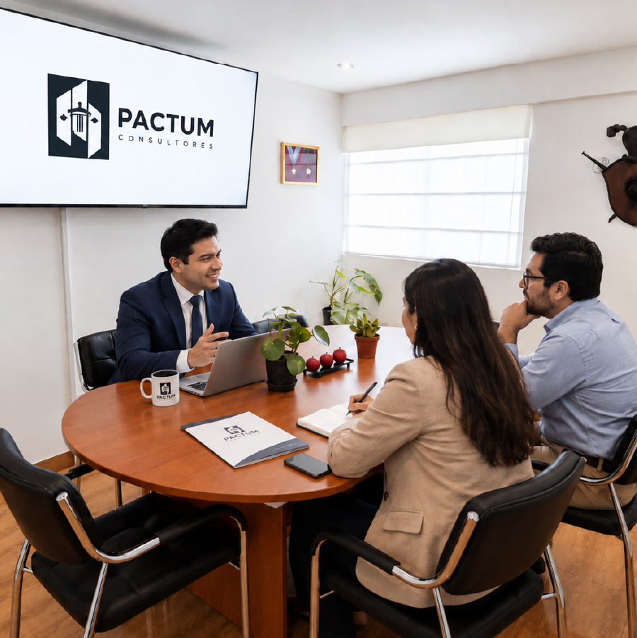 Reunión de asesoría de Pactum Consultores