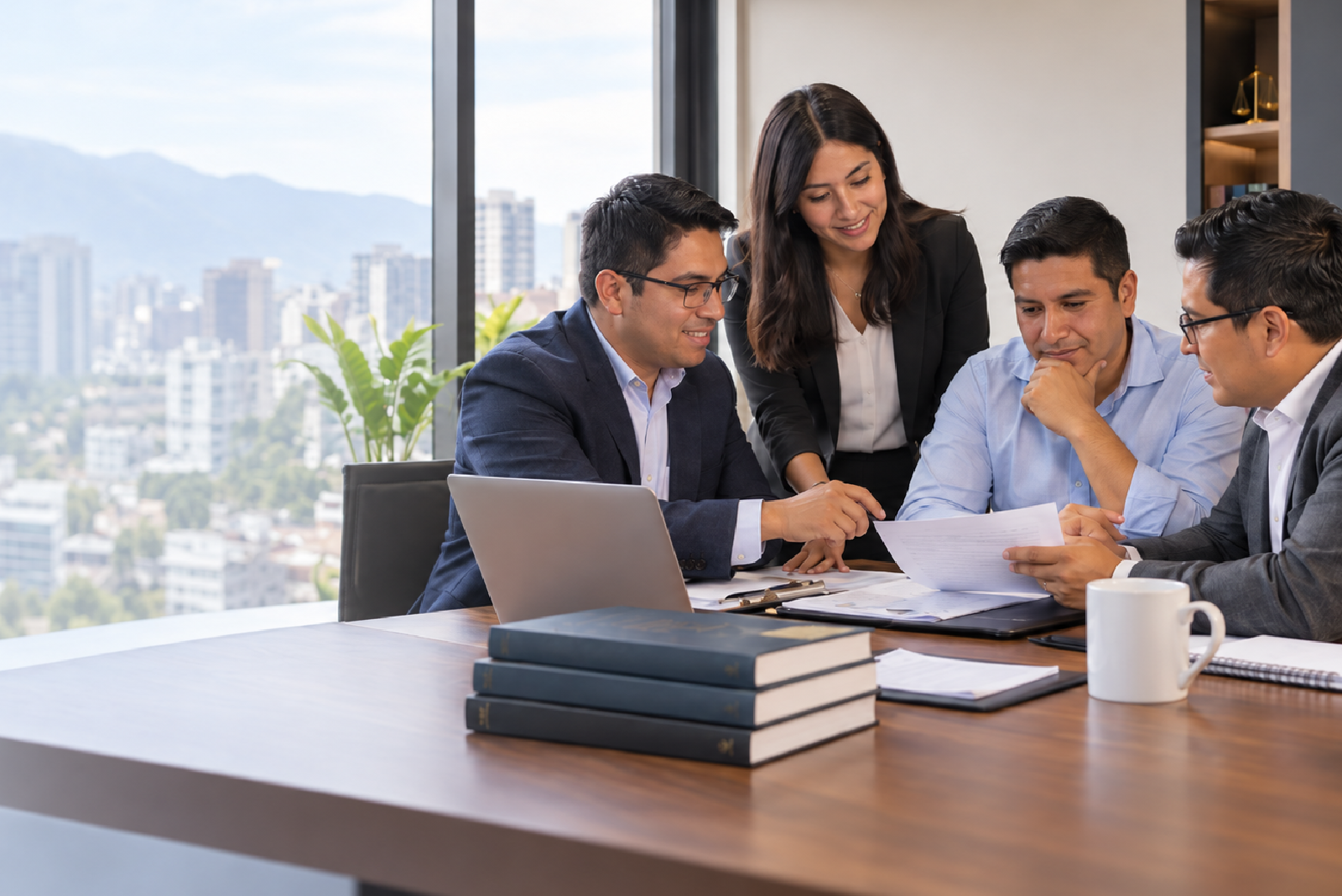 Equipo de Pactum Consultores asesorando a una empresa
